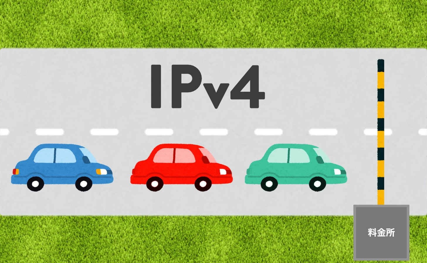 IPv4 料金所がある高速道路